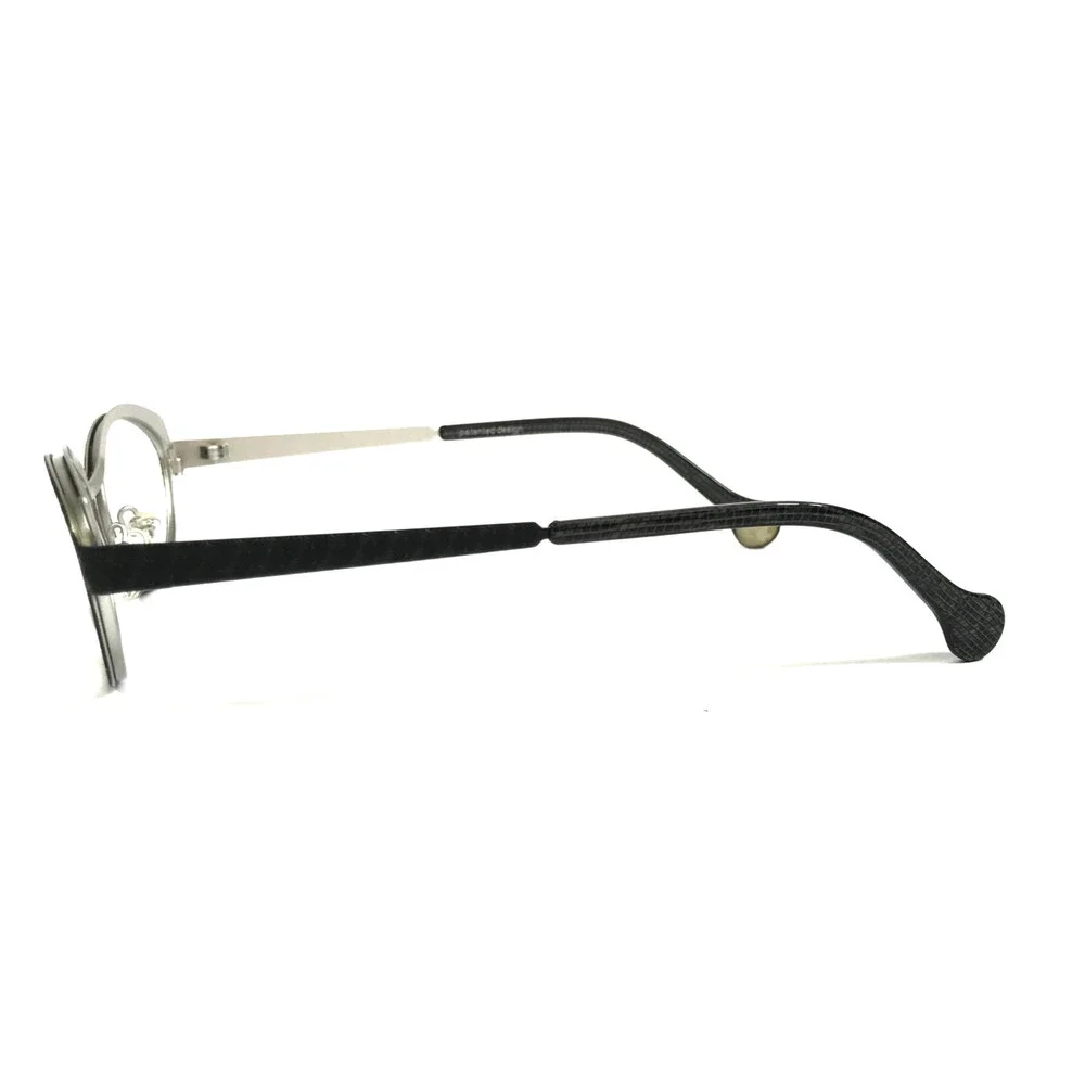 BOZ Eyeglasses Frames VISTA 0010 Black Silver Cat Eye Full Rim 52-17-140